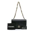 Miniatyrbild 10 av 10: Pre-owned Chanel Medium Quilted Lambskin Westminster Pearl Flap Black