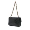 Miniatyrbild 2 av 10: Pre-owned Chanel Medium Quilted Lambskin Westminster Pearl Flap Black