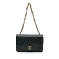 Miniatyrbild 1 av 10: Pre-owned Chanel Medium Quilted Lambskin Westminster Pearl Flap Black