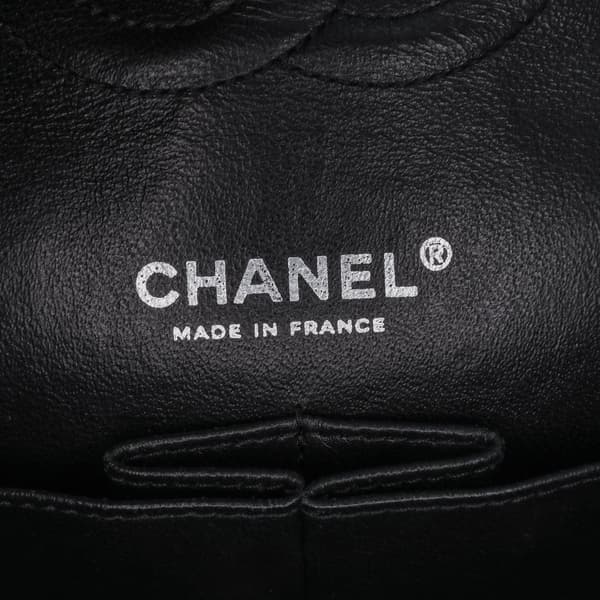 Pre-owned Chanel Medium Classic Caviar Double Flap Black