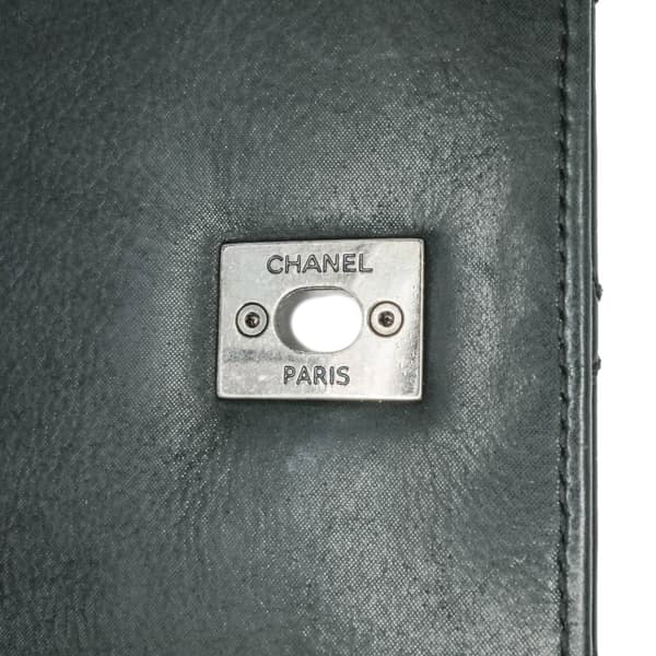 Pre-owned Chanel Quilted Calfskin Day Trip Flap Black