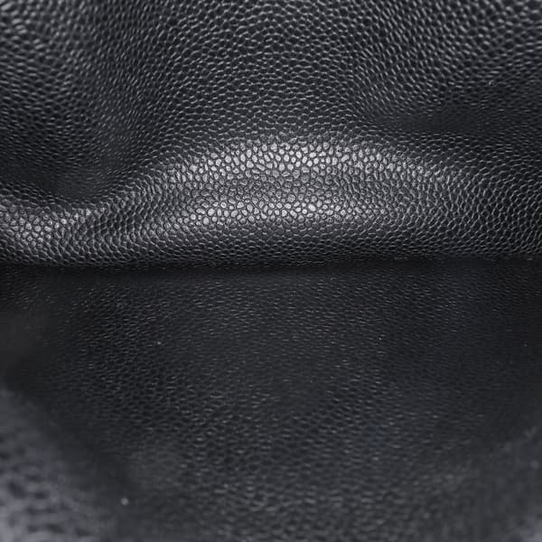 Pre-owned Chanel Medium Classic Caviar Double Flap Black