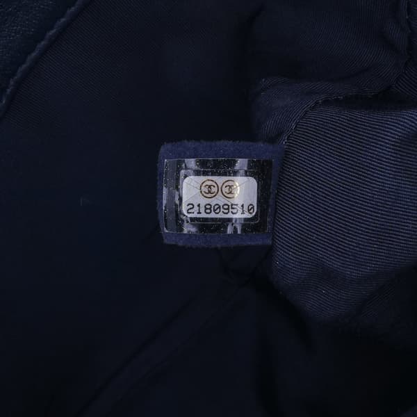 Pre-owned Chanel Medium Quilted Lambskin Mademoiselle Chic Flap Blue
