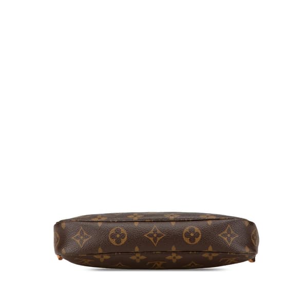 Pre-owned Louis Vuitton Monogram Pochette Accessoires Brown