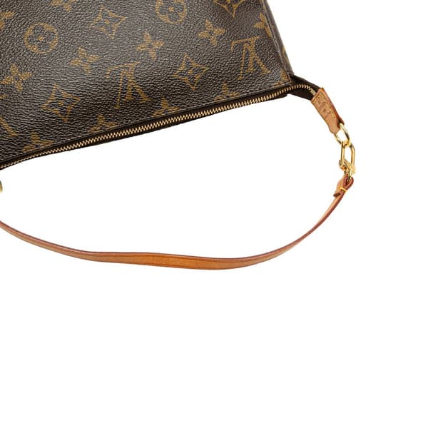 Pre-owned Louis Vuitton Monogram Pochette Accessoires Brown