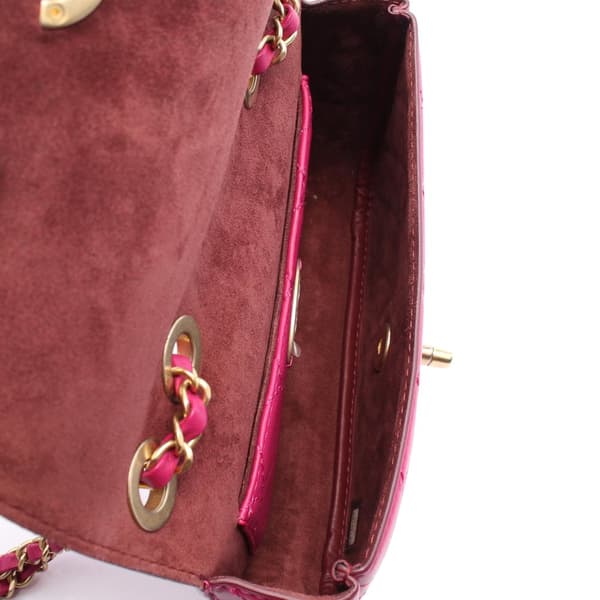 Pre-owned Chanel Quilted Calfskin Multi Pouching Flap Pink