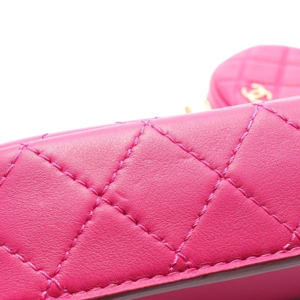 Pre-owned Chanel Quilted Calfskin Multi Pouching Flap Pink