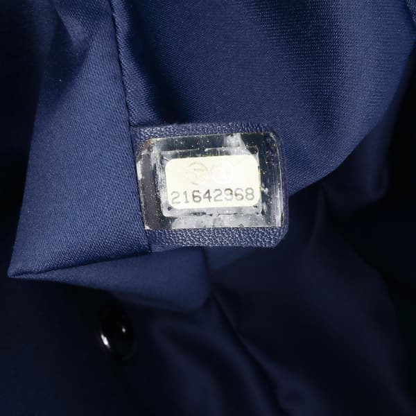 Pre-owned Chanel Large Lambskin CC Crossing Flap Blue