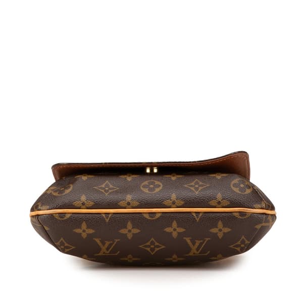 Pre-owned Louis Vuitton Monogram Musette Salsa Short Strap Brown