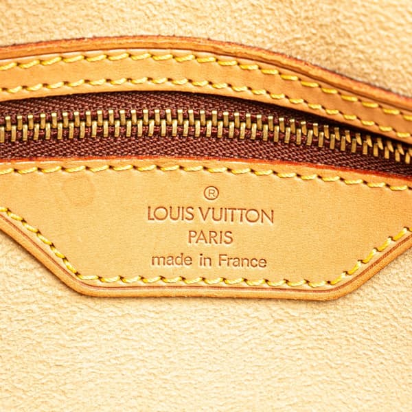 Pre-owned Louis Vuitton Monogram Cite GM Brown