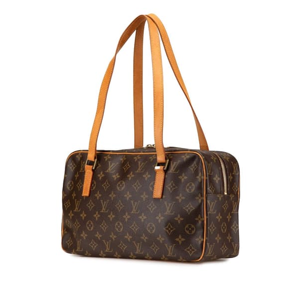 Pre-owned Louis Vuitton Monogram Cite GM Brown