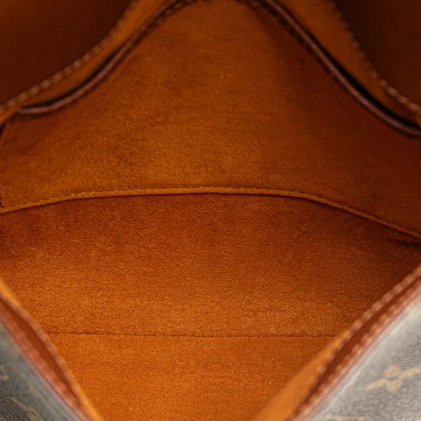 Pre-owned Louis Vuitton Monogram Musette Salsa Short Strap Brown