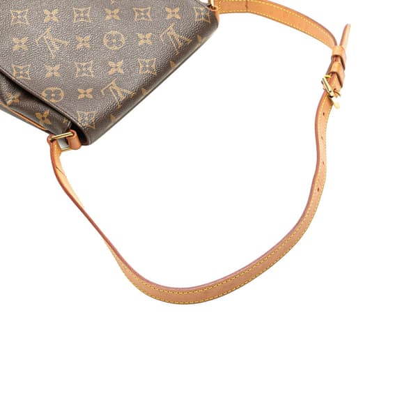 Pre-owned Louis Vuitton Monogram Musette Salsa Short Strap Brown