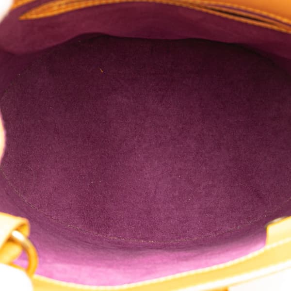 Pre-owned Louis Vuitton Epi Cluny Yellow