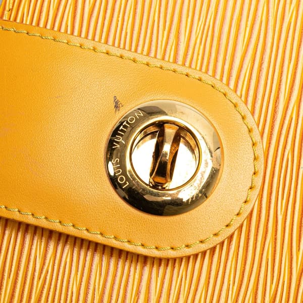 Pre-owned Louis Vuitton Epi Cluny Yellow