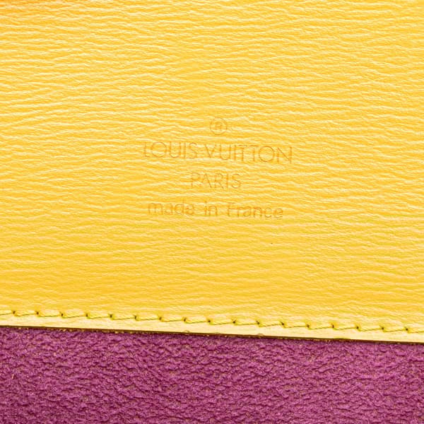 Pre-owned Louis Vuitton Epi Cluny Yellow