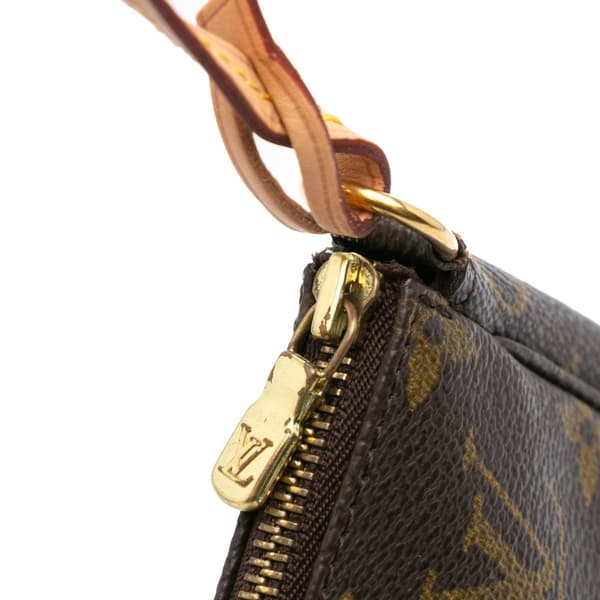 Pre-owned Louis Vuitton Monogram Pochette Accessoires Brown
