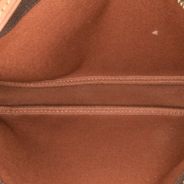 Pre-owned Louis Vuitton Monogram Pochette Accessoires Brown