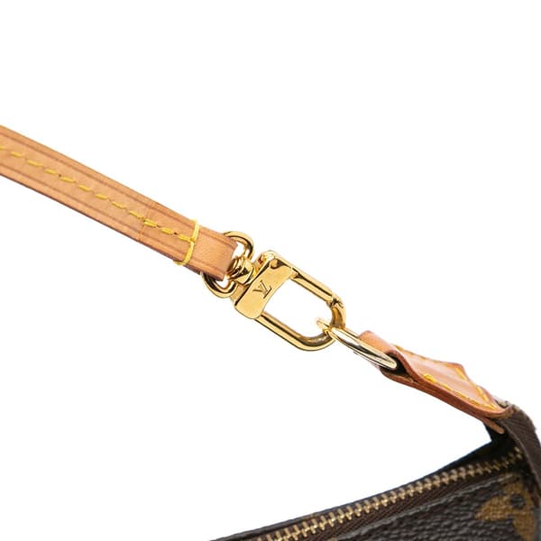 Pre-owned Louis Vuitton Monogram Pochette Accessoires Brown