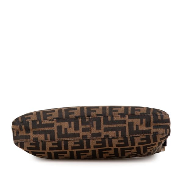 Pre-owned Fendi Zucca Canvas Shoulder Bag Brown