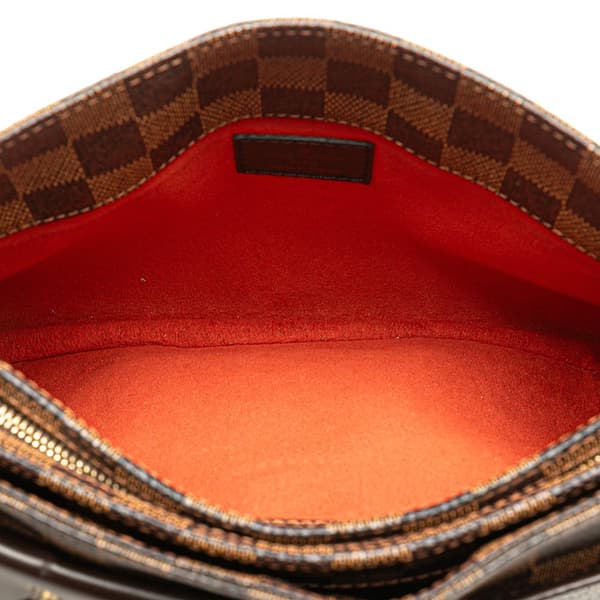 Pre-owned Louis Vuitton Damier Ebene Aubagne Brown