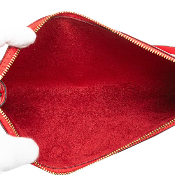 Pre-owned Louis Vuitton Epi Pochette Accessoires Red