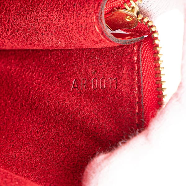 Pre-owned Louis Vuitton Epi Pochette Accessoires Red