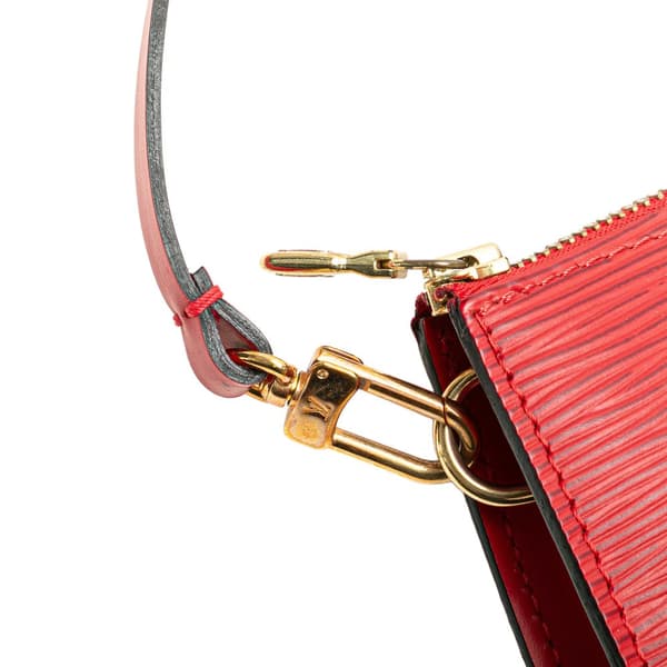 Pre-owned Louis Vuitton Epi Pochette Accessoires Red
