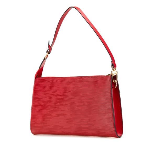 Pre-owned Louis Vuitton Epi Pochette Accessoires Red