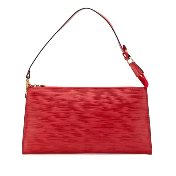 Pre-owned Louis Vuitton Epi Pochette Accessoires Red