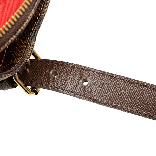 Pre-owned Louis Vuitton Damier Ebene Belem MM Brown