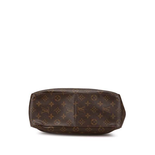 Pre-owned Louis Vuitton Monogram Looping GM Brown