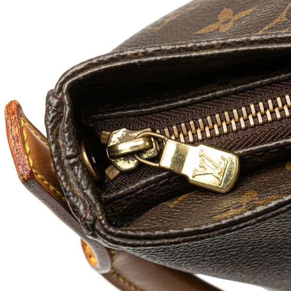 Pre-owned Louis Vuitton Monogram Looping GM Brown