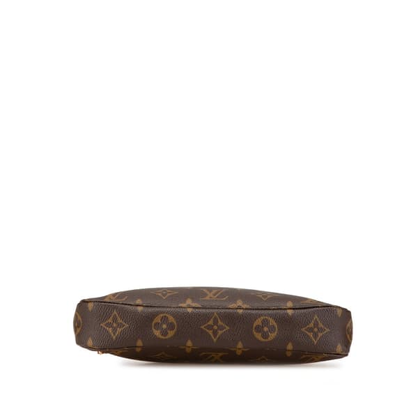 Pre-owned Louis Vuitton Monogram Pochette Accessoires Brown
