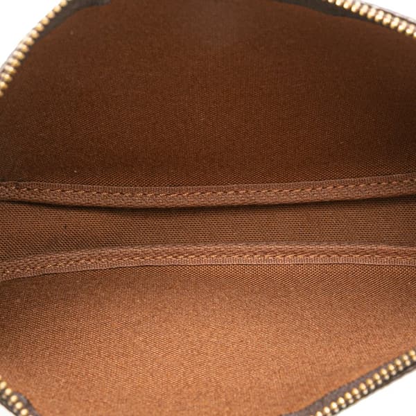 Pre-owned Louis Vuitton Monogram Pochette Accessoires Brown