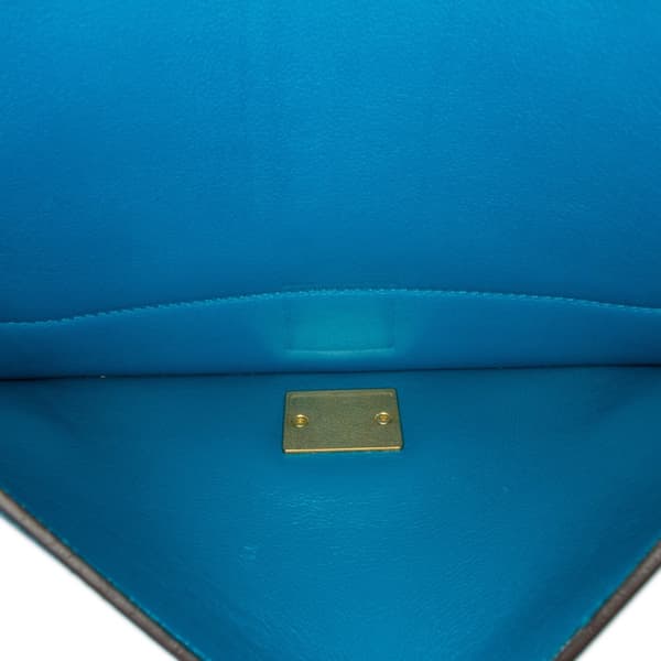 Pre-owned Celine Leather Frame Shoulder Bag Black