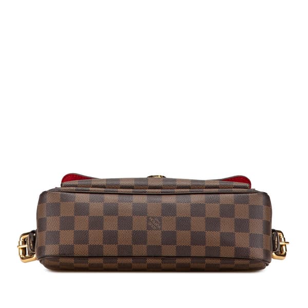 Pre-owned Louis Vuitton Damier Ebene Ravello GM Brown