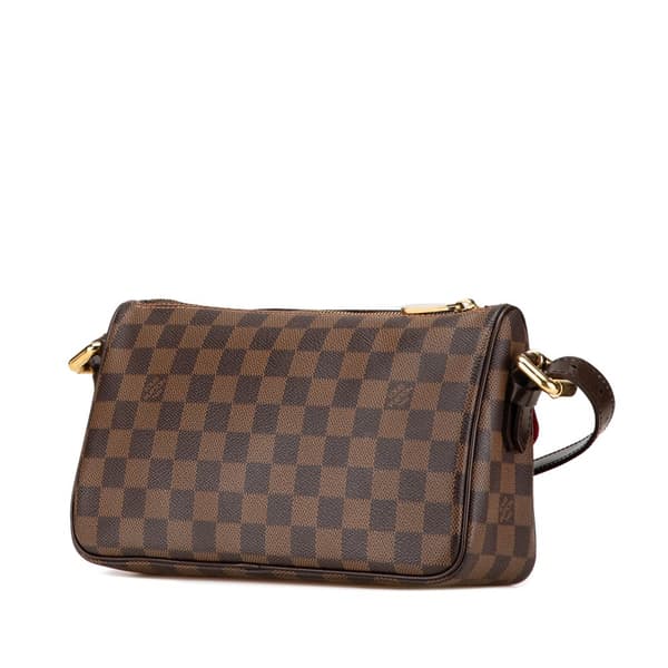 Pre-owned Louis Vuitton Damier Ebene Ravello GM Brown