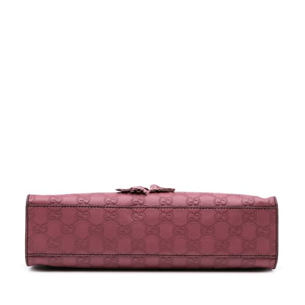 Pre-owned Gucci Medium Guccissima Emily Shoulder Bag Pink