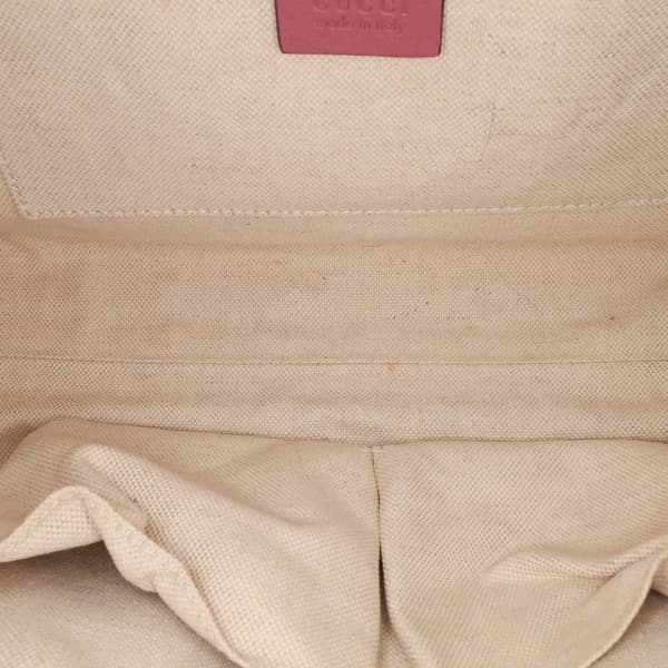 Pre-owned Gucci Medium Guccissima Emily Shoulder Bag Pink