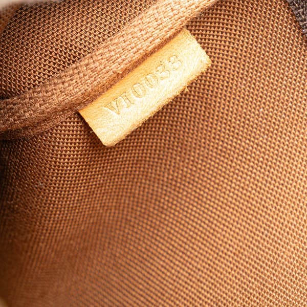 Pre-owned Louis Vuitton Monogram Pochette Accessoires Brown