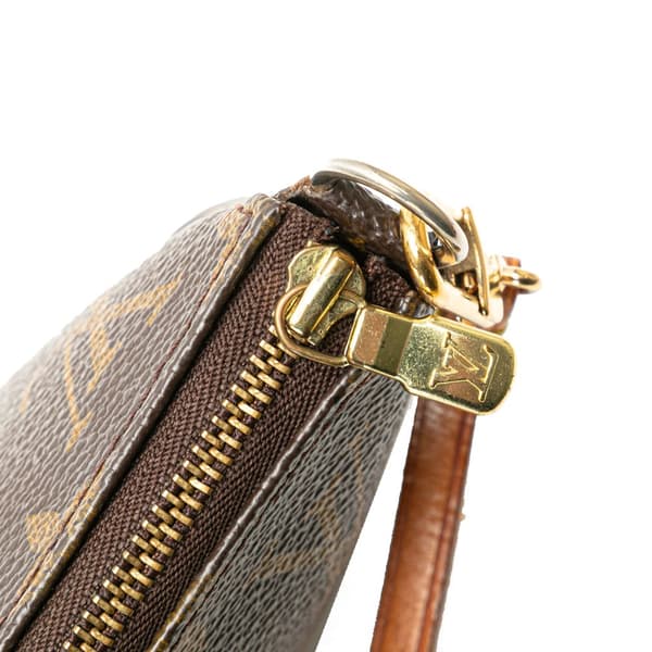 Pre-owned Louis Vuitton Monogram Pochette Accessoires Brown