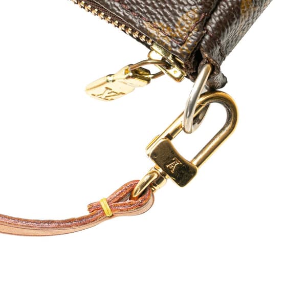 Pre-owned Louis Vuitton Monogram Pochette Accessoires Brown