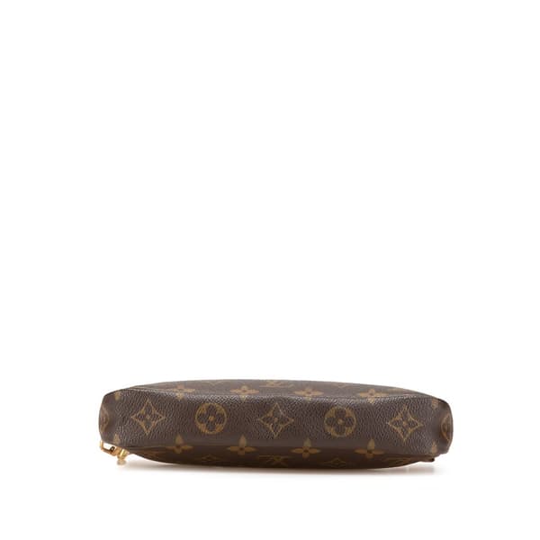 Pre-owned Louis Vuitton Monogram Pochette Accessoires Brown