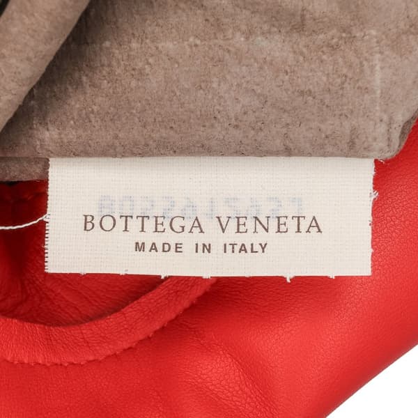 Pre-owned Bottega Veneta Large Nappa Intrecciato Olimpia Shoulder Bag Red