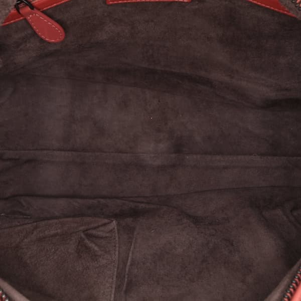 Pre-owned Bottega Veneta Nappa Intrecciato Montaigne Shoulder Bag Red