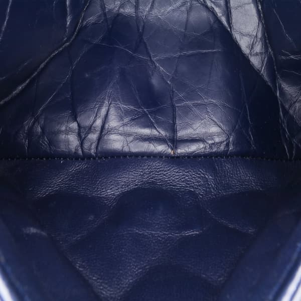 Pre-owned Chanel Reissue 2.55 Aged Calfskin Double Flap 226 Blue