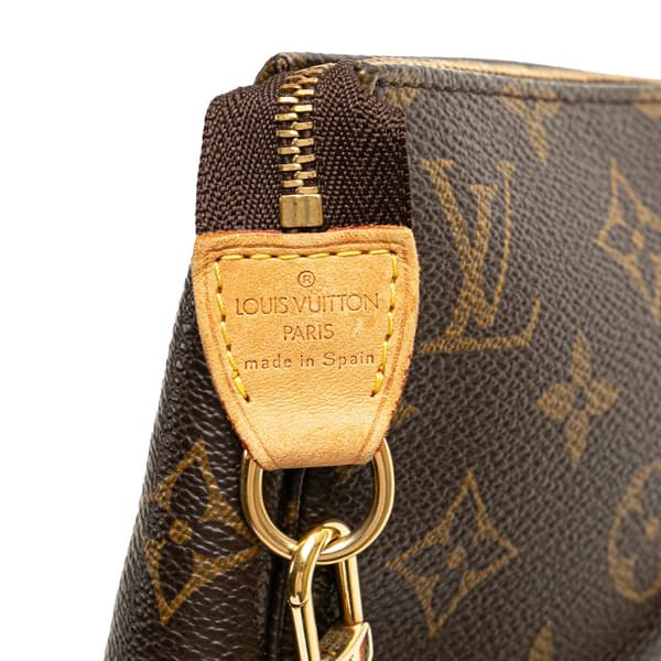 Pre-owned Louis Vuitton Monogram Pochette Accessoires Brown