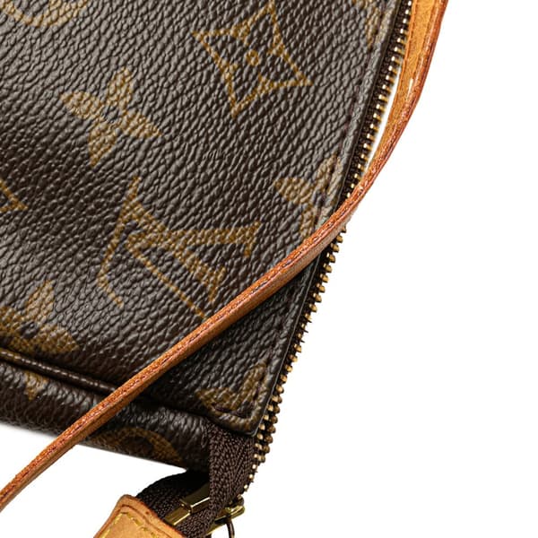 Pre-owned Louis Vuitton Monogram Pochette Accessoires Brown