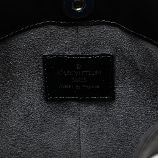 Pre-owned Louis Vuitton Epi Demi Lune Pochette Black